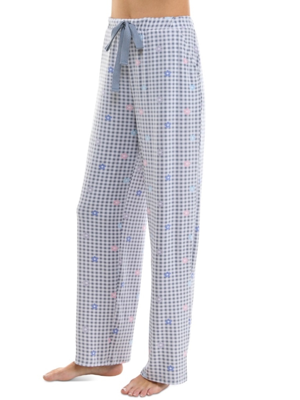 Roudelain Women's Printed Drawstring Pajama Pants – Laurie Gingham XXL NWT - Picture 2 of 4
